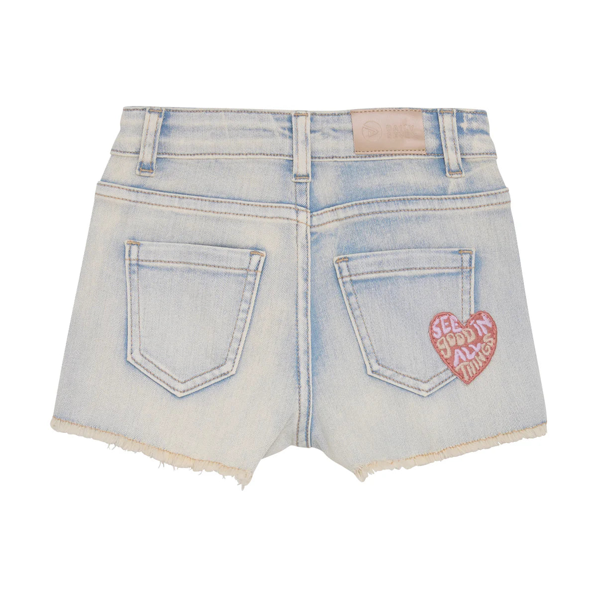 Daily7 denim short heart
