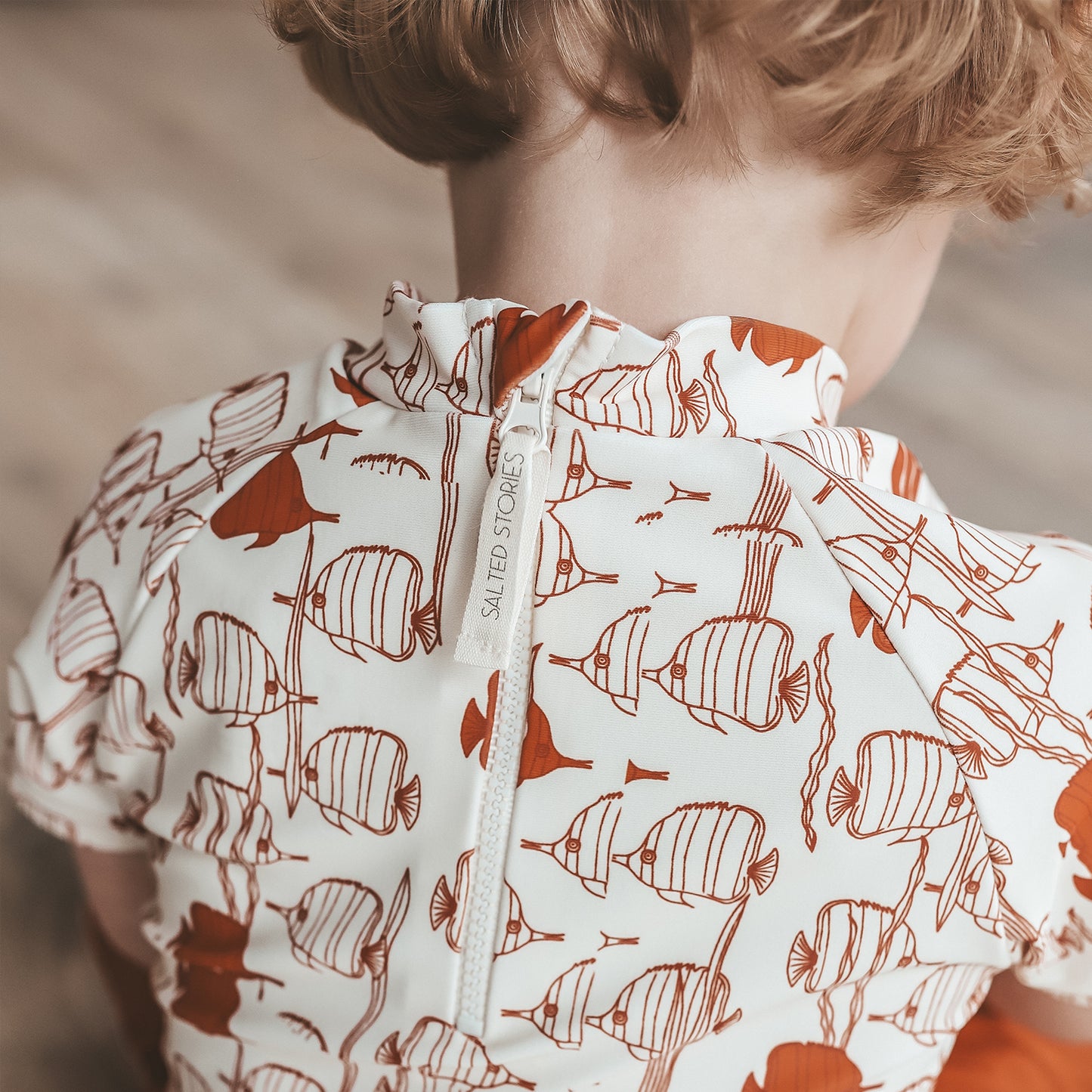 Salted stories swim tee