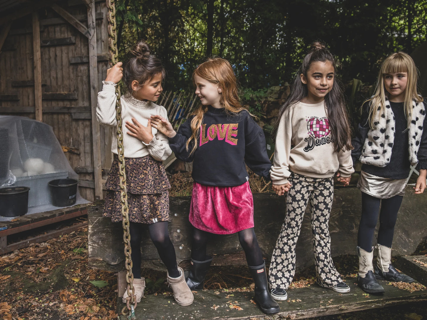 LOOXS flowerfield flared