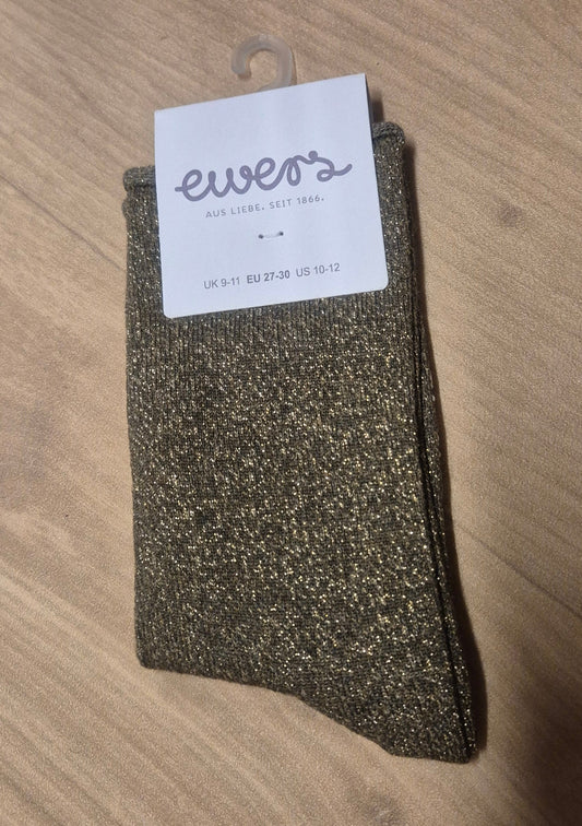 Ewers sok glitter goud