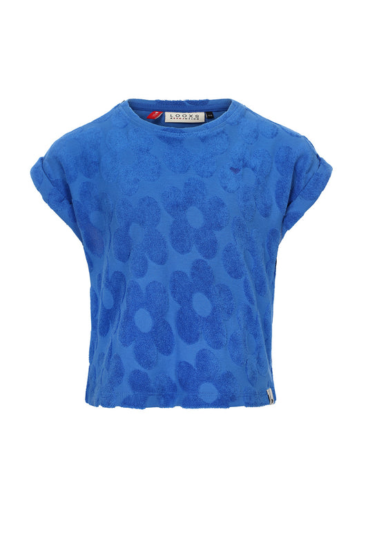 Looxs T-shirt Badstof Kobalt