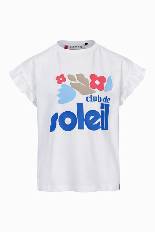 Looxs T-shirt wit Club de soleil
