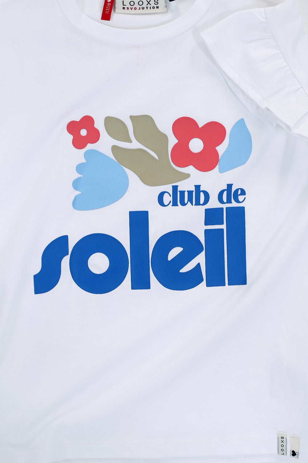 Looxs T-shirt wit Club de soleil