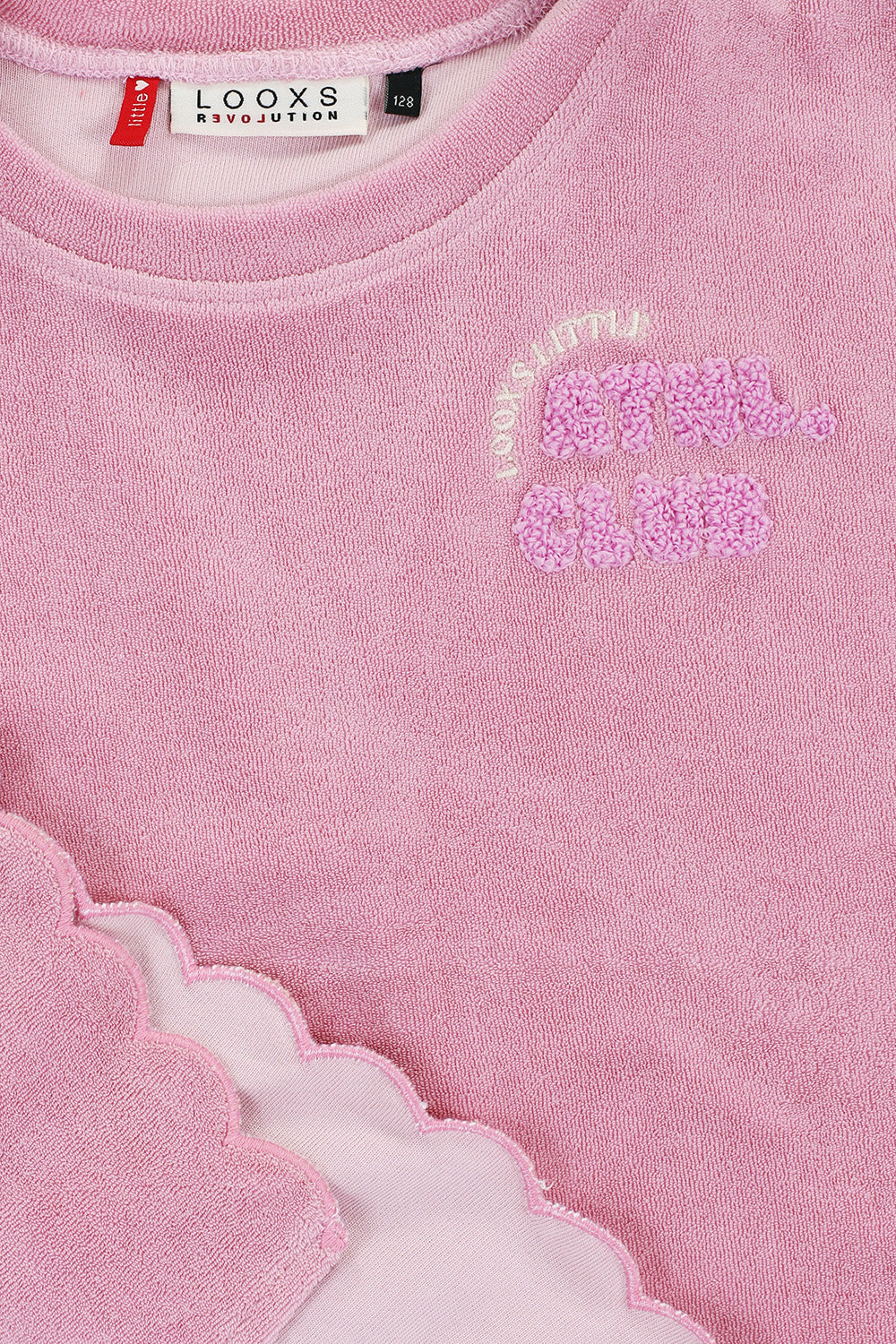 Looxs top badstof roze