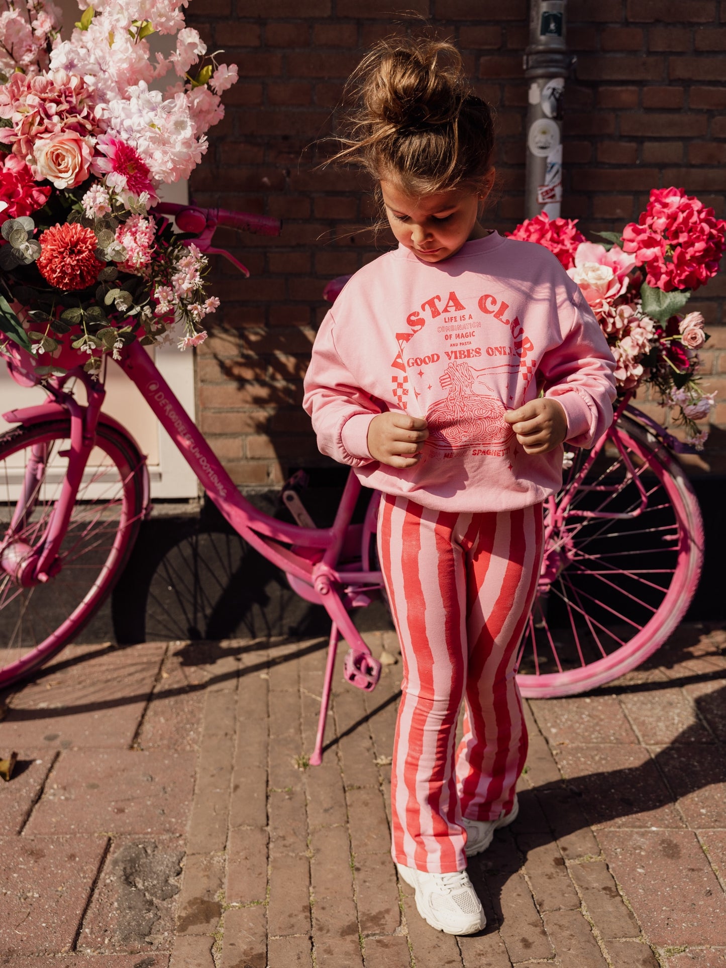 LOOXS Flared broekje stripe