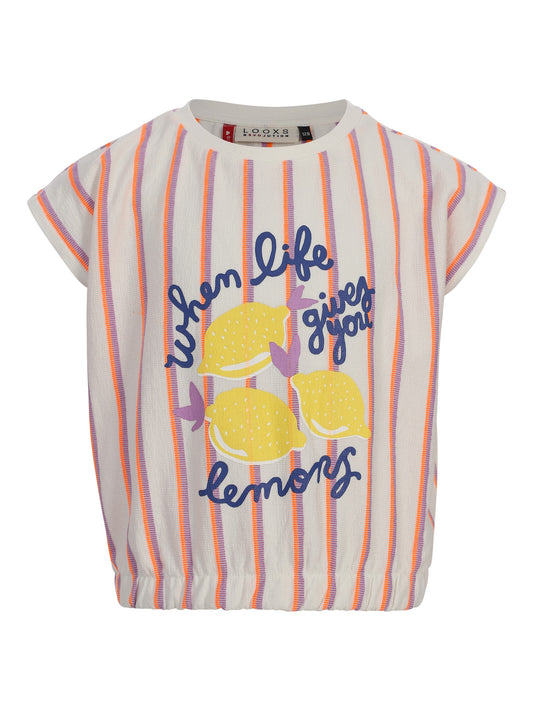 Looxs zomers shirt citroen