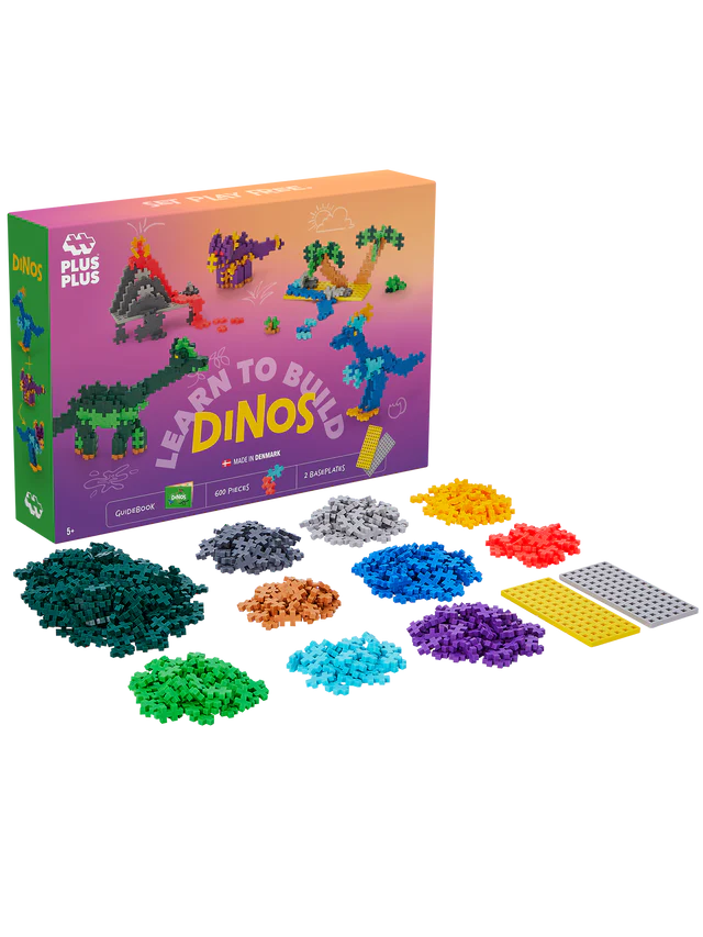 PLUS PLUS learn to build Dino's
