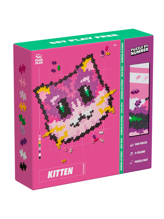 PLUS PLUS puzzle by number kat
