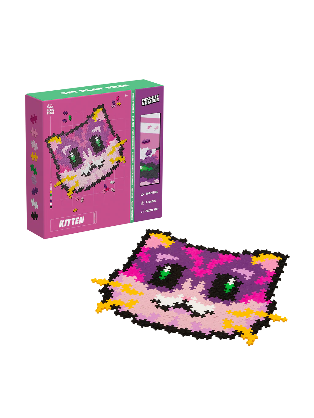 PLUS PLUS puzzle by number kat