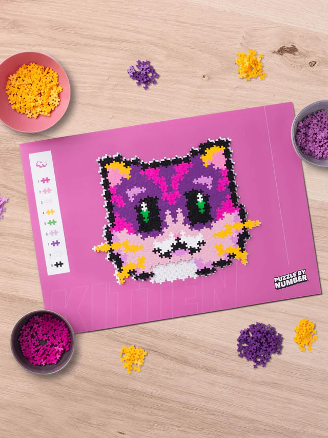 PLUS PLUS puzzle by number kat