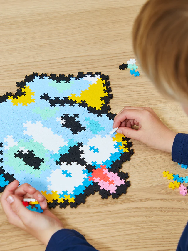 PLUS PLUS puzzle by number puppy