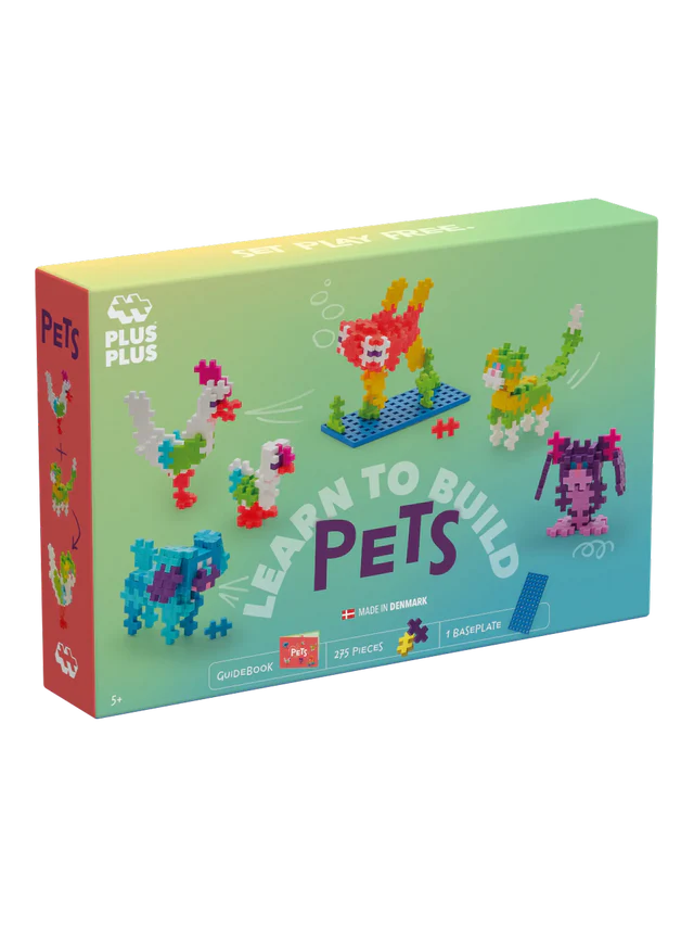 PLUS PLUS learn to build pets