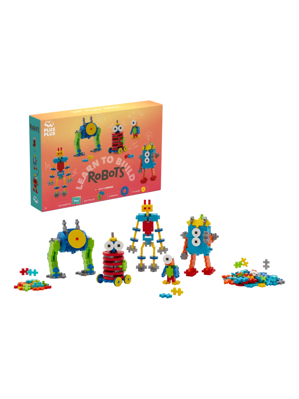PLUS PLUS learn to build robots
