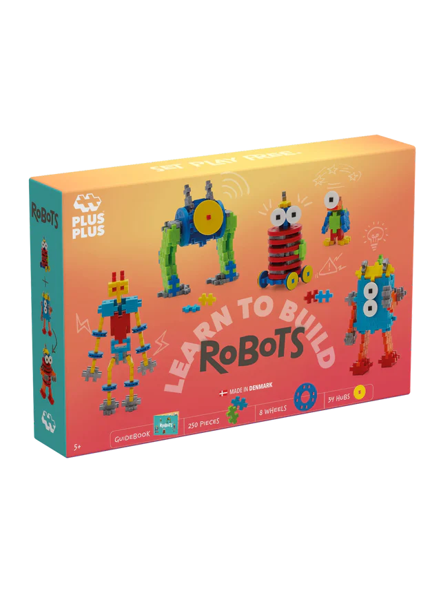 PLUS PLUS learn to build robots