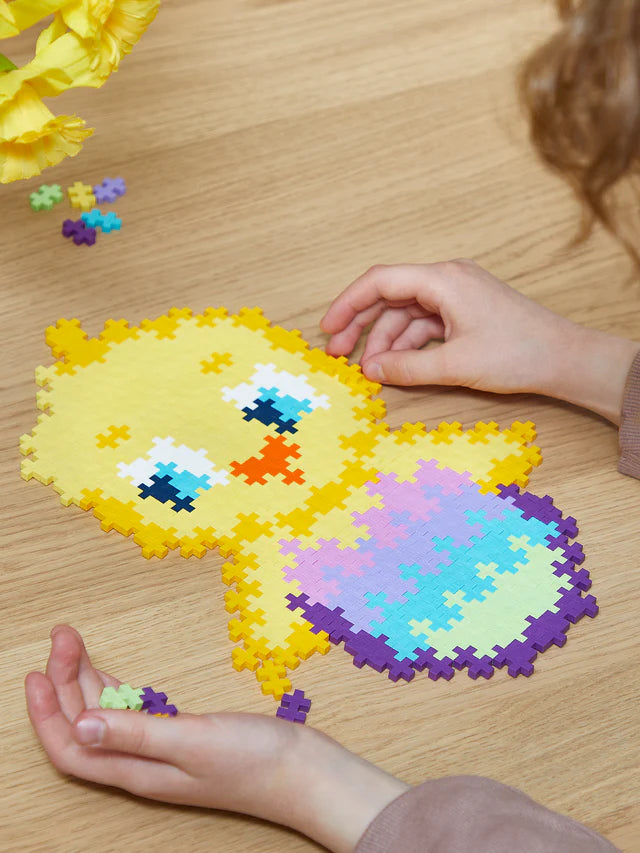 PLUS PLUS puzzle by number chick