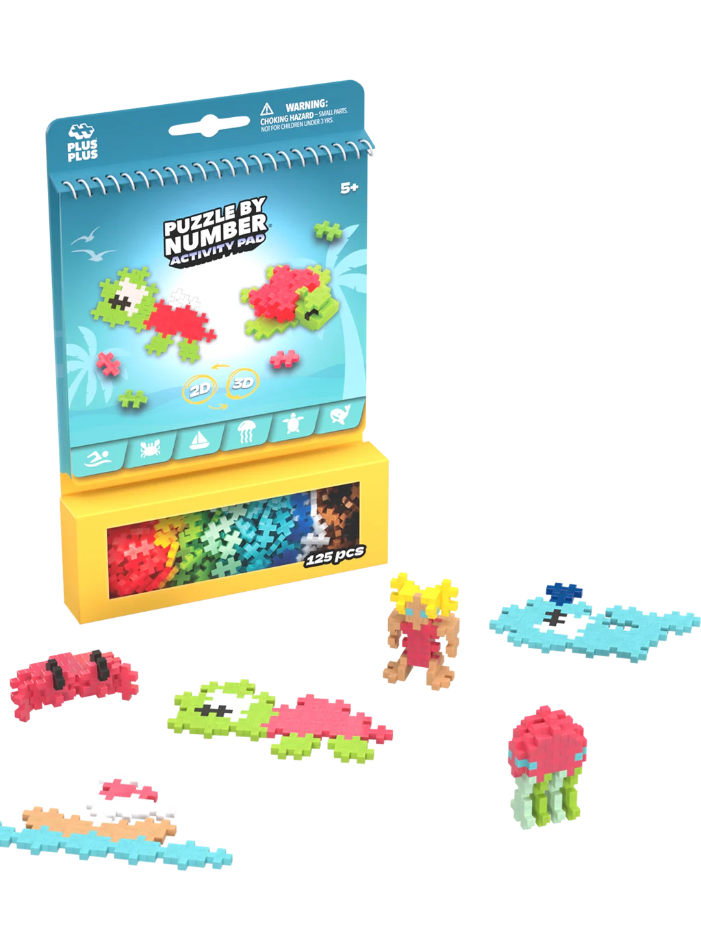 PLUS PLUS activity pad oceaan