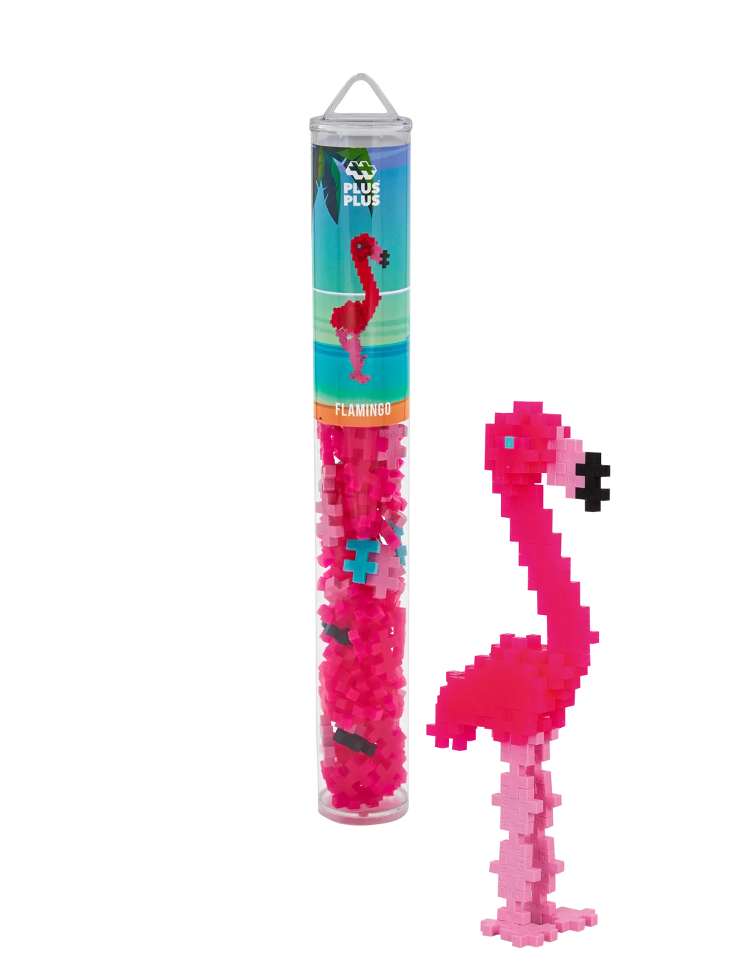 PLUS PLUS tube Flamingo