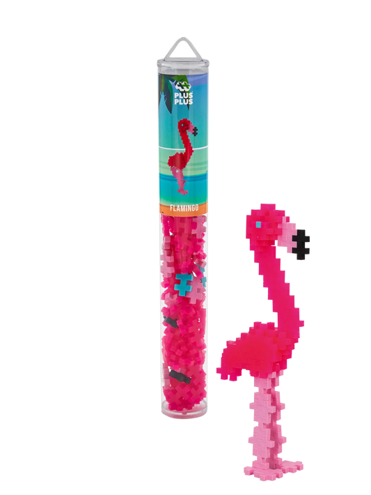 PLUS PLUS tube Flamingo