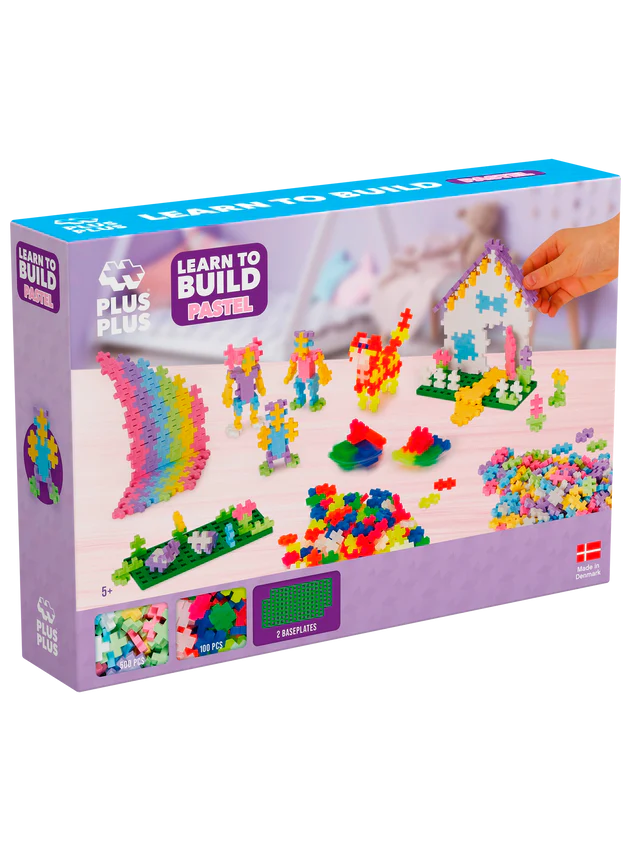 PLUS PLUS learn to build pastel