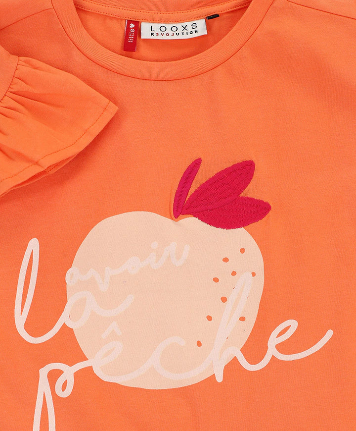 LOOXS shirt perzik