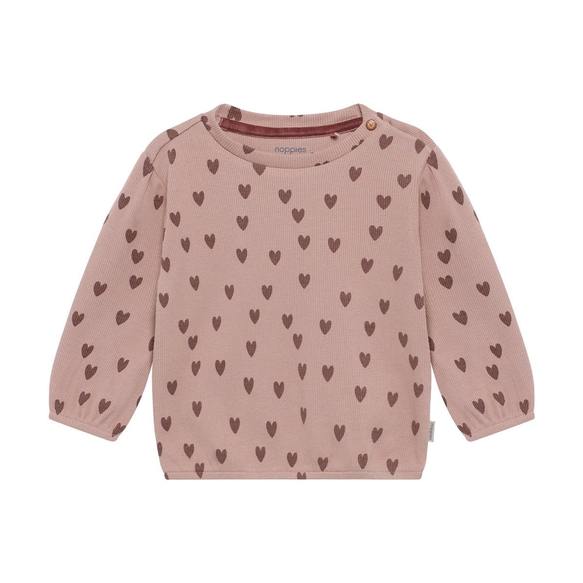Noppies longsleeve hartjes