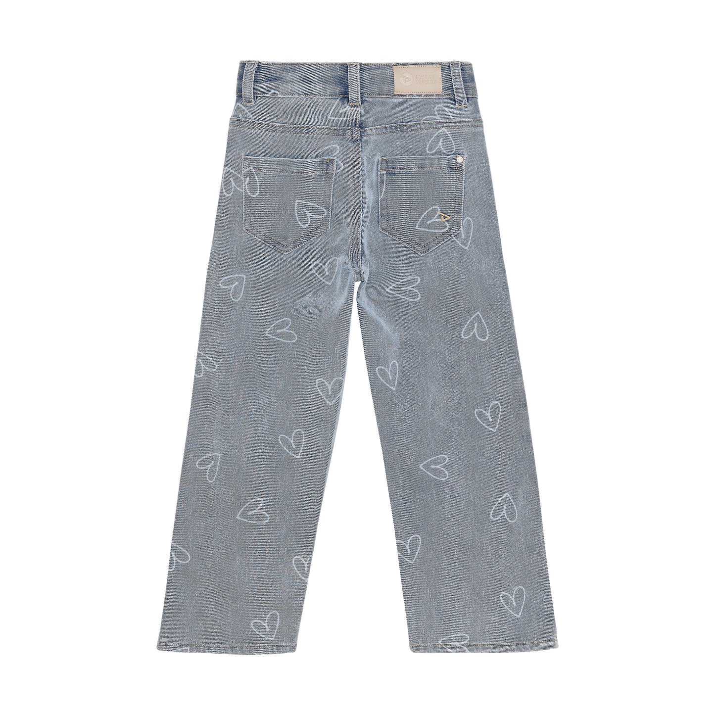 PRE-ORDER Dail7 Wide fit heart jeans