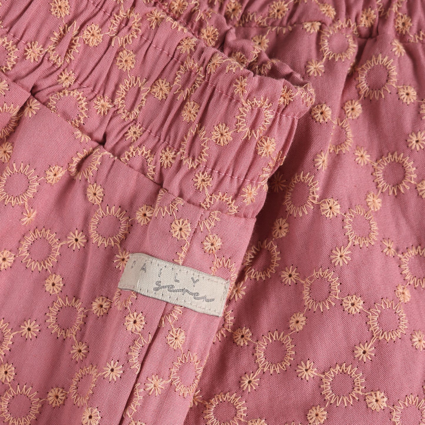 Daily7 short met broderie