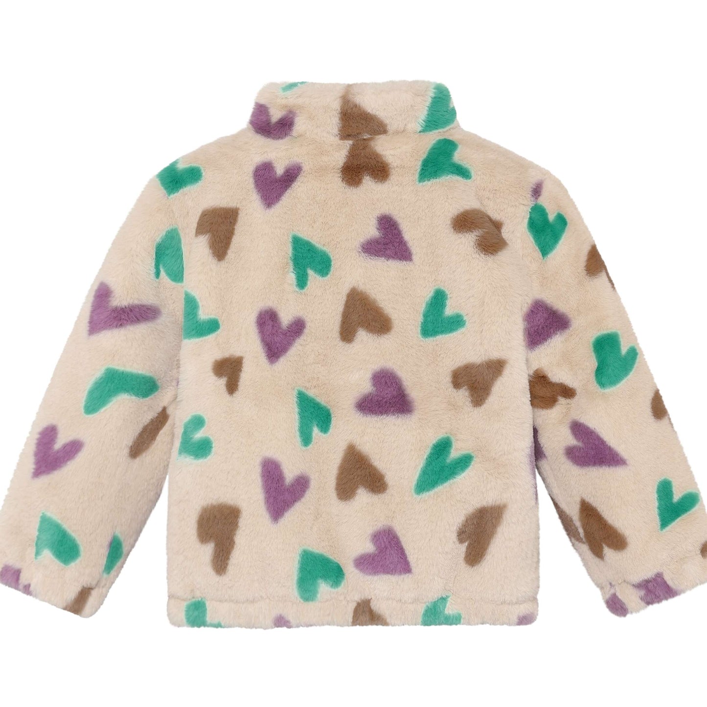 Daily7 teddy jacket harten