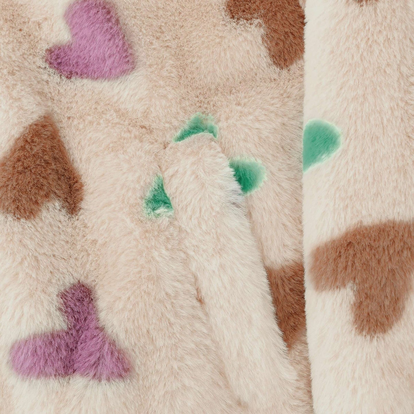 Daily7 teddy jacket harten
