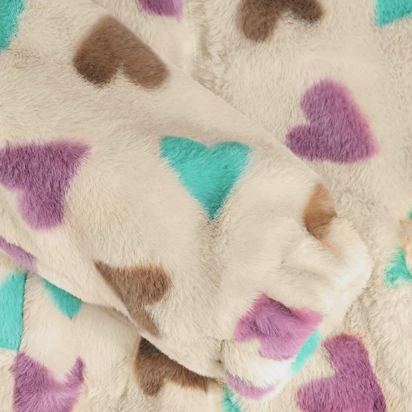 Daily7 teddy jacket harten