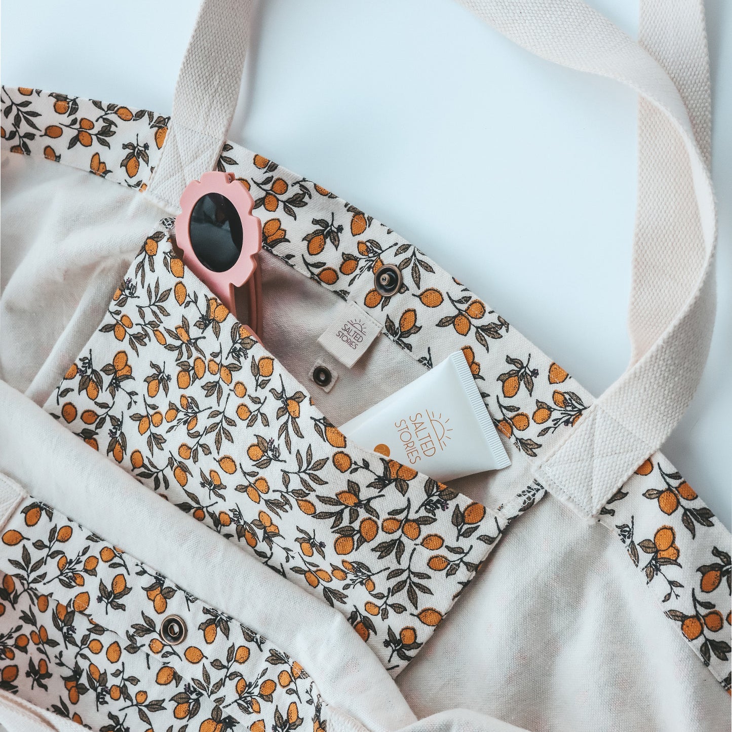 Salted Stories - Lemons beach bag