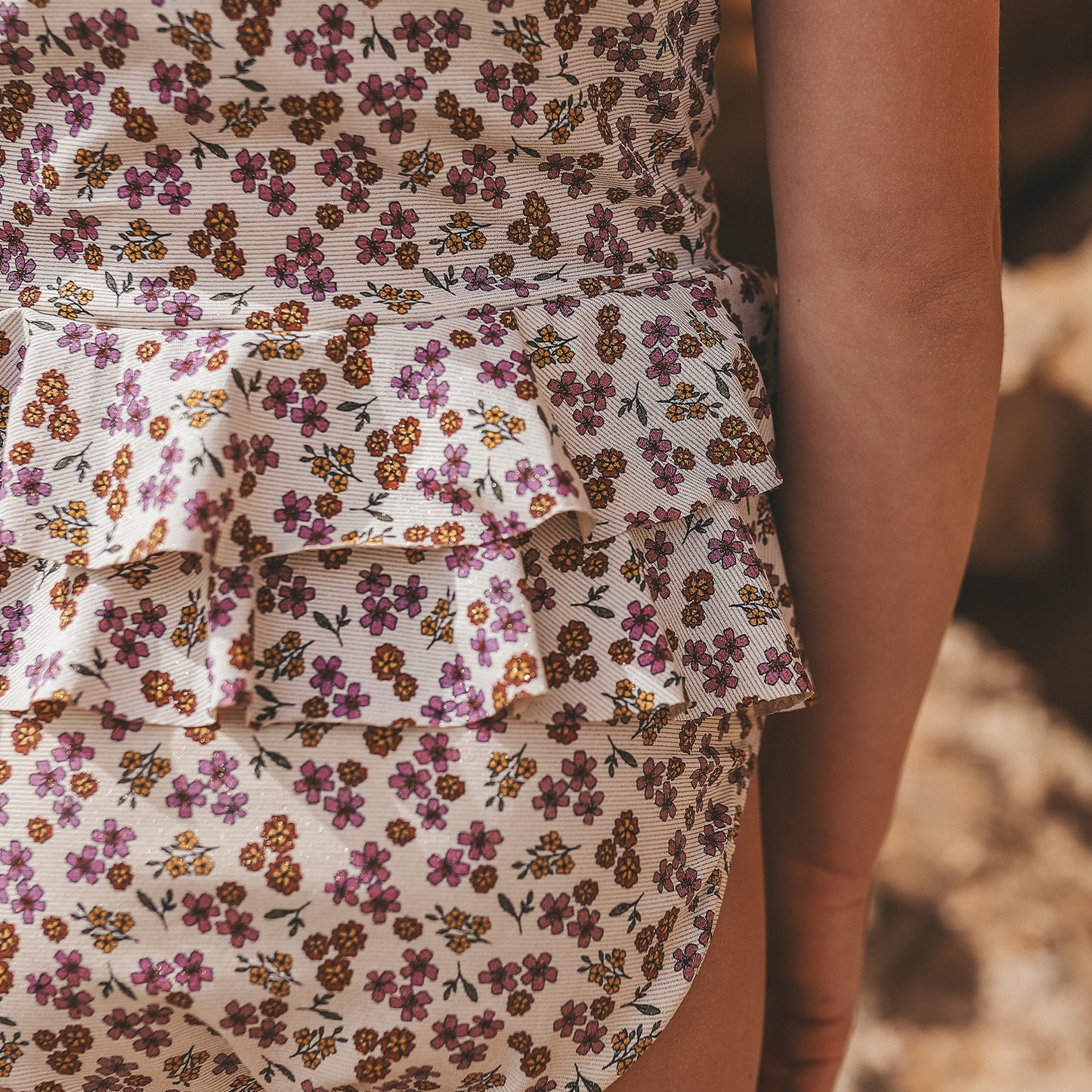 Salted stories flower swimsuit (met glitters!)