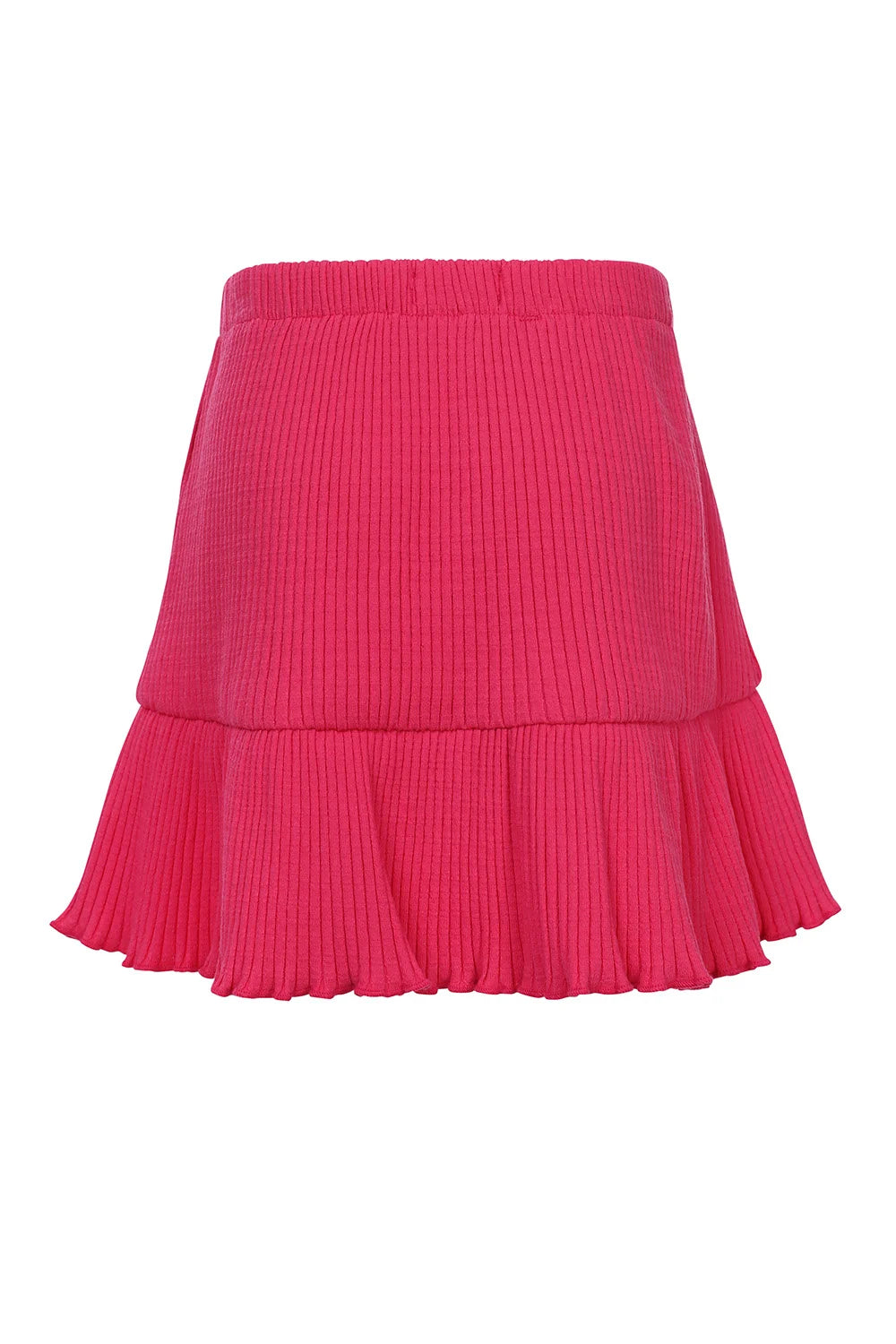 Looxs rokje ribjersey Fuchsia