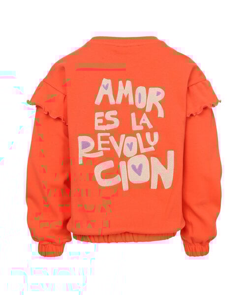 LOOXS sweater koraal