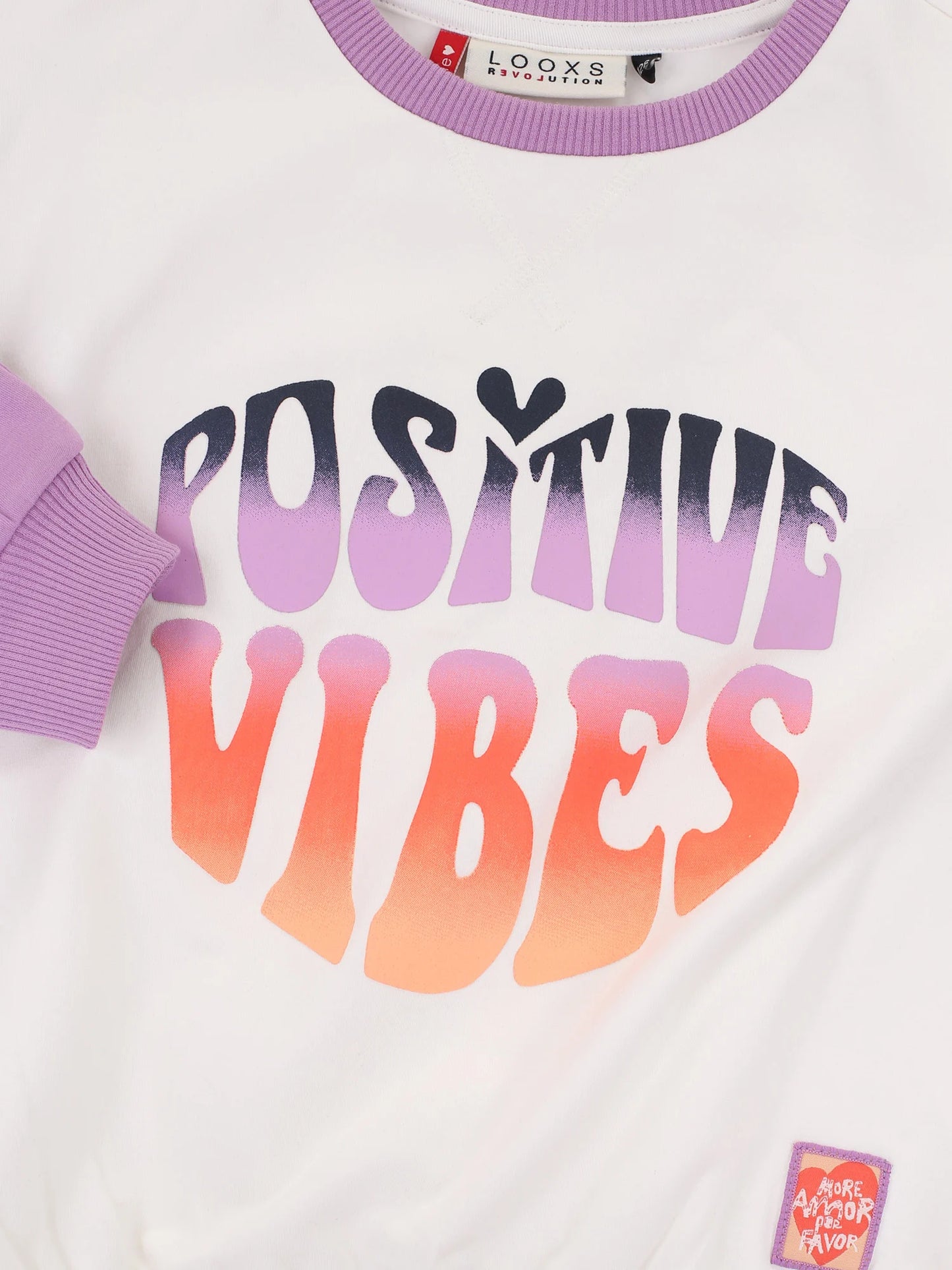 LOOXS sweater positive vibes
