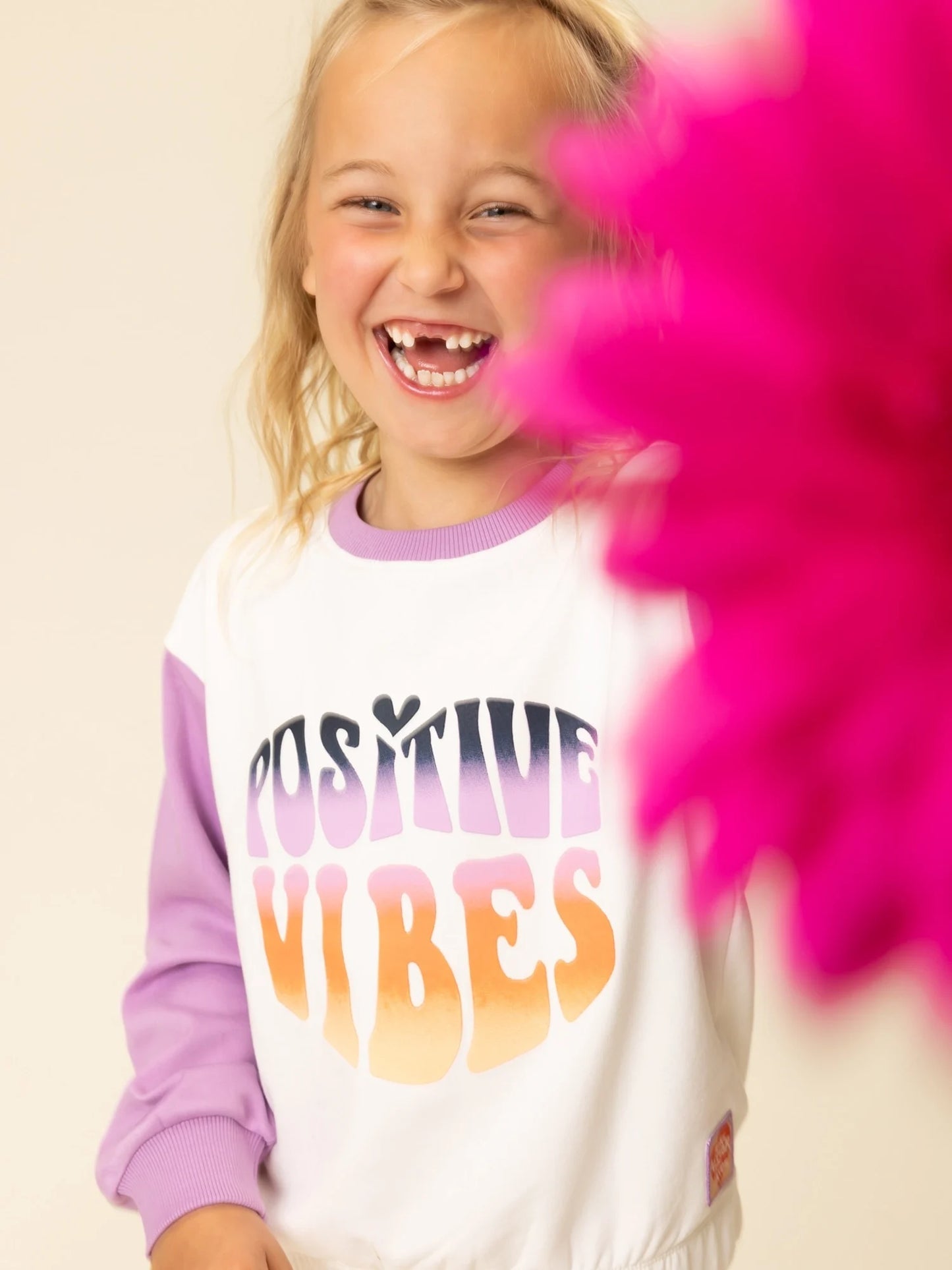 LOOXS sweater positive vibes