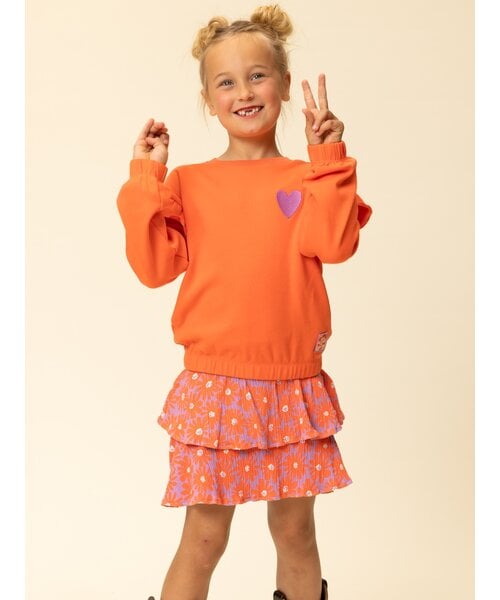 LOOXS sweater koraal