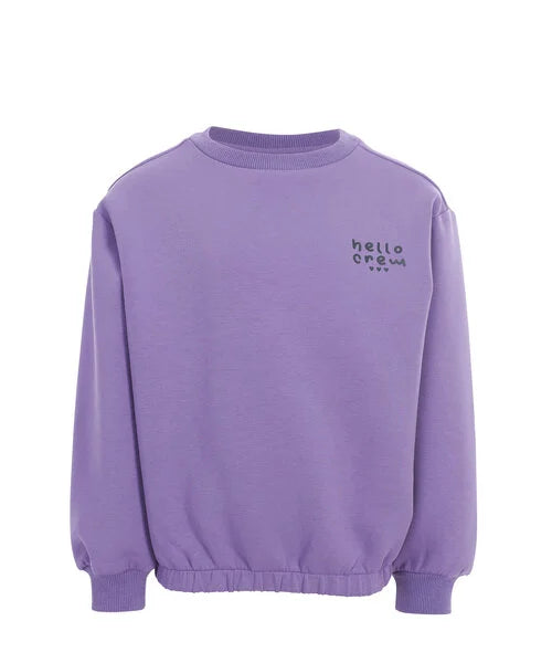 Looxs lila sweater backprint